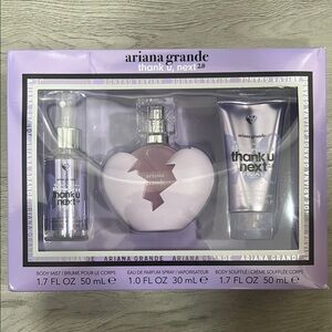 Ariana Grande Thank U Next 2.0 Perfume Gift Set For Women, 3 Pieces NIB